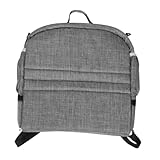 DRESSOOS Tragbare Kinderbetttasche Babywiege Tragbar Camping Hundebett Aufblasbares Reisebett Für Kleinkinder Babybett Reisebett Babyreisebett Reisen Im Stubenwagen Grey Leinenstoff