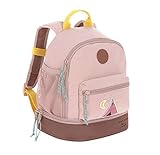 LÄSSIG Kinderrucksack mit Brustgurt Kindergartentasche Kindergartenrucksack 27 cm, 4,5 Liter oben, 1,5 Liter unten, 3 Jahre/Mini Backpack Adventure Tipi