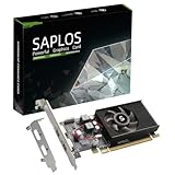 SAPLOS Radeon HD 6570 Grafikkarte, 2 HDMI, 1G GDDR3 64-bit, Video Cards PC, Low Profile Graphics Card, Computer GPU, PCI Express x 16, 2K Support