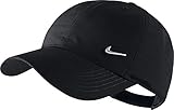 Nike Kinder Cap Metal Swoosh Schirmmütze, Black/Metallic Silver, One Size