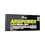 OLIMP- ArgiPower 1500 Mega Caps (120 Kapseln). Hochkonzentriertes L-Arginin Hydrochlorid Nahrungsergänzungsmittel