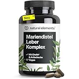 Mariendistel Leber Komplex - 120 Kapseln - mit Mariendistel, Cholin, Artischockenextrakt, Curcuma & Zink - Leberkur Hochdosiert, vegan, laborgeprüft und in Deutschland produziert