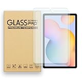 [2 Pack] Displayschutzfolie aus gehärtetem Glas für Samsung S6Lite P615 (2020/2022), hochauflösende gehärtete Folie, Härtegrad 9H, kratzfest, berührungsempfindlich.