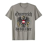 Österreich Do Bin I her Österreichische Flagge Austria T-Shirt