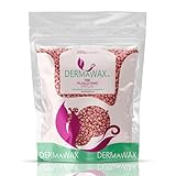 Dermawax 1 kg Pink Heißwachs Waxing Perlen zur Wachs Haarentfernung- Enthaarung ohne Wachsstreifen Gesicht Augenbrauen Arme Beine Bikini Haarentfernung Intimbereich für alle Hauttypen (1 Kilogramm)