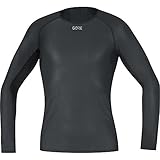 GORE WEAR Herren Windstopper Base Layer Shirt Langarm, Schwarz, L EU