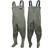 Magic Baits Wathose Wader Watstiefel Watbekleidung PVC Nylon Wasserdicht Anglerhose (46)