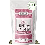 Himbeerblättertee Bio 200 Gramm - Himbeerblättertee Schwangerschaft zur Geburtsvorbereitung I 100% natürlich aus Biologischem Anbau by KLUIZ TEA