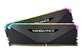 Corsair Vengeance RGB RT 32 GB (2 x 16 GB) DDR4 3.600MHz C16 Arbeitsspeicher (Dynamische RGB-Beleuchtung, Optimiert für AMD 300/400/500 Series, Kompatibilität mit Intel 300/400/500 Series) Schwarz