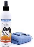 Blum Manufaktur Game Cleaner - Reiniger für Playstation, Konsolen & Zubehör - umweltfreundliches Spray mit Mikrofasertuch - Made in Germany - 250 ml