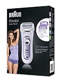 Braun Silk-epil 5-560 3-In-1 Kabelloser Elektrischer Rasierer, Trimmer- und Peeling-System, lila