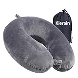 kierain Nackenkissen Flugzeug Reisekissen Memory Foam Nackenkissen Stützkissen luxuriöses kompaktes und leichtes Quick Pack für Camping Schlafrestkissen