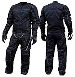 L&J Damen MOTORRADKOMBI JACKE + HOSE - ZWEITEILER- TEXTIL Motorrad Bike Rocker Chopper Cross Enduro, S-7XL