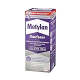 Metylan Raufaser, starker Tapetenkleister für Raufasertapete mit hoher Anfangsklebkraft, langlebiger & korrigierbarer Kleister mit Methylcellulose, 1x180g