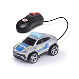 Dickie Toys - Polizeiauto Lamborghini Urus - 13 cm mit Kabelfernsteuerung, ferngesteuertes Polizei-Spielzeugauto mit Blaulicht & Batterien,für Kinder ab 3 Jahren, Mehrfarbig, 203712023