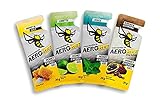 AEROBEE Energy Gel - Classic Probierpaket 4x26 g - 100% Natürliches Energy Gel aus Honig - leicht bekömmliches Sport Gel - Energy Gel Laufen, Rennrad Nahrung, Triathlon Gel – Einzigartig im Geschmack