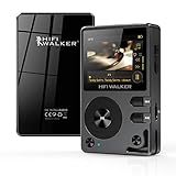 HIFI WALKER H2 MP3 Player mit Bluetooth, DSD DAC Hi-Res FLAC Player Verlustfreier Musikplayer, Tragbarer Digitaler Audioplayer mit 64GB Speiche, erweiterbarem Speicher auf bis zu 256 GB