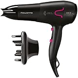 Rowenta Cv5623 Power Pro Ionic, Haartrockner, 2200 W, Ionenausgabe, 6 Einstellungen, 2 Temperaturen, Diffusor für Locken, Schwarz