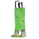 TAMS Kinderwathose Grün 26/27 Matschhose Kinder wathose Anglerhose Fischerhose Spielhose