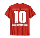 Schweiz Sauf Trikot Herren Auf Das Hösli Saufnamen T-Shirt