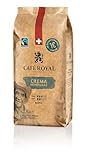 Café Royal Honduras Crema Kaffeebohnen 1kg - Intensität 3/5 - 100% Arabica Fairtrade