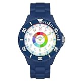 Weayege Lern Armbanduhr für Kinder,Kinderuhr für Jungen und Mädchen, Kinderuhr,Armbanduhr für Kinder Jungen und Mädchen,3ATM wasserdichte Analog Quarzuhr,Erlernen der Uhrzeit,Full HD 1080P Home