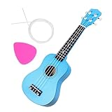 Ukulele Akustische Mini-Gitarre Spielzeug Kinder Gitarre Mini-Instrumente Musikinstrumente Gitarre Holz Blue BESTonZON