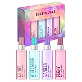 Escentuals Mini Mist Damen Geschenkset, Duftendes Körperspray 4 x 50ml (3er-Pack)