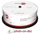 Primeon BD-R DL 50GB/2-8x Cakebox (25 Disc) Photo-on-disc, Inkjet Full Size Printable Surface