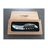 Laguiole en Aubrac Sommelier Corkscrew, Blackened Poplar Burl Handle