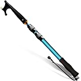 SAN LIKE Teleskop-Bootshakenstange, Bootshaken Teleskop 140cm, Telescopic Boat Hook Floating Durable Rust-Resistant with Luminous Bead Sturdy Lightweight No Slips Push Pole, Bootszubehör 1.4M Blau