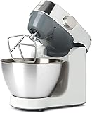 Kenwood Prospero+ KHC29.H0WH Küchenmaschine, 4,3 l Edelstahl Schüssel, 1000 Watt, inkl. 9-teiligem Zubehör-Set mit Zerkleinerer, Acryl-Mixaufsatz, Zitruspresse und mehr, Weiß