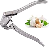 Jsdoin Knoblauchpresse, Knoblauchschneider Garlic Press, Knoblauch Crusher Praktischer Küchenhelfer Spülmaschinenfest Robust