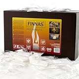 FINNAS Anzündbeutel 500 Stück Kaminanzünder Anzünder Grillanzünder Feueranzünder Firelighter Ofenanzünder Kaminofenanzünder für Zuhause, Camping Outdoor Jagd geruchlos wasserfest