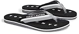 Tommy Hilfiger TOMMY LOVES NY BEACH SANDAL Flip-Flop Damen, Schwarz (Black), 39 EU