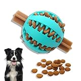 PawsOnly Futterball für Hunde | Hundespielzeug Intelligenz Ball | Hundeball für Kleine Mittelgroße Große Hunde | Welpenspielzeug | Zahnpflege Hunde Spielsachen (Klein 6 cm, Blau)