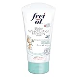 frei öl® Baby WaschLotion, essbar und babysicher, hautberuhigende Reinigung, ohne-Tränen Formel, tensidfrei, begleitend bei Neurodermitis (150 ml)