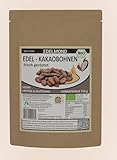 Edelmond Geröstete Kakaobohnen FAIR TRADE & Cadmium Anlalysiert / 750 g frische Bio Röstung / Edelmond AAA Edelkakao