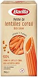 Barilla Rote Linsen Penne reich an Eiweiß, glutenfrei, 250g