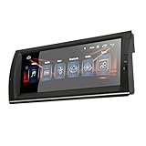 Weikeya Auto-Multimedia-Player, 10,25-Zoll-IPS-Bildschirm, GPS-Navigation, 4 GB RAM, 64 GB ROM, Auto-Audio-Stereo für Android 11 für M5 1996 bis 2003