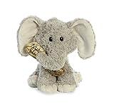 Aurora World Val Sayings Nuts for You Elephant Plush Animal, Multicolor, 11.5'