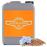 Natur Leinöl 2,5l für Holzböden, Parkett, Treppen, Terrasse, Tür, Gartenmöbel I Holzöl I Holzschutz & Pflegeöl für innen & außen I Giftfrei, transparent & honigtönend - Bekateq BE-200