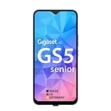 Gigaset GS5 Senior Smartphone - Speziell und leicht zubedienende Benutzeroberfläche - SOS Funktion - 4GB RAM + 64 GB - FHD+ Display mit voraufgebrachter Klapphülle - Android 12