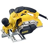 DeWalt Elektrohobel/ Hobel (1,050 Watt, Hobelbreite 82 mm, max. Hobeltiefe 4 mm, Hobelstärke in 1/10 mm-Schritten schnell und präzise einstellbar, für harte Holzarten geeignet, inkl. Zubehör) D26500