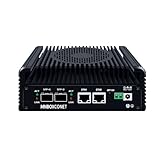 MNBOXCONET Mini PC N100 Firewall 2x10GbE SFP+, Micro Appliance Computer Büro, Barebone NO RAM NO SSD, 2xi226V 2.5GbE LAN, Type-C, TF, HD, Support Windows OPNsense, SPK/MIC