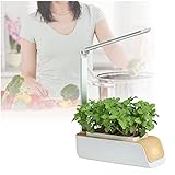 VVLXRIC Hydroponische Anzuchtsets Systeme, Pflanzenlichter Rotes Blaues Licht, Intelligente Chip-Steuerung, Indoor Herb Garden, Geeignet für Hydroponik, Sukkulenten Usw.