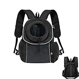 Dog Front Carrier | Dog Carrier Backpack | Dog Front Carrier Backpack, Breathable Pet Cat Chest Carrier Bag, Comfortable Pet Carrier Backpack for Puppies & Kittens, Adjustable Chest Carrier for Pets