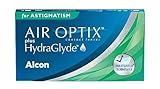 Air Optix plus HydraGlyde for Astigmatism Monatslinsen weich, 6 Stück, BC 8.7 mm, DIA 14.5 mm, CYL -0.75, ACHSE 180, -2.5 Dioptrien