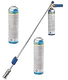 CFH Set Bio-Gärtner PZ 4000 inkl. 1 Druckgasdose Piezozündung Alubrenner + 2x Nachfüllgas