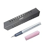 Lamy Füllfederhalter nexx Modell 046, Farbe rose, Feder A, inkl. Laser-Gravur